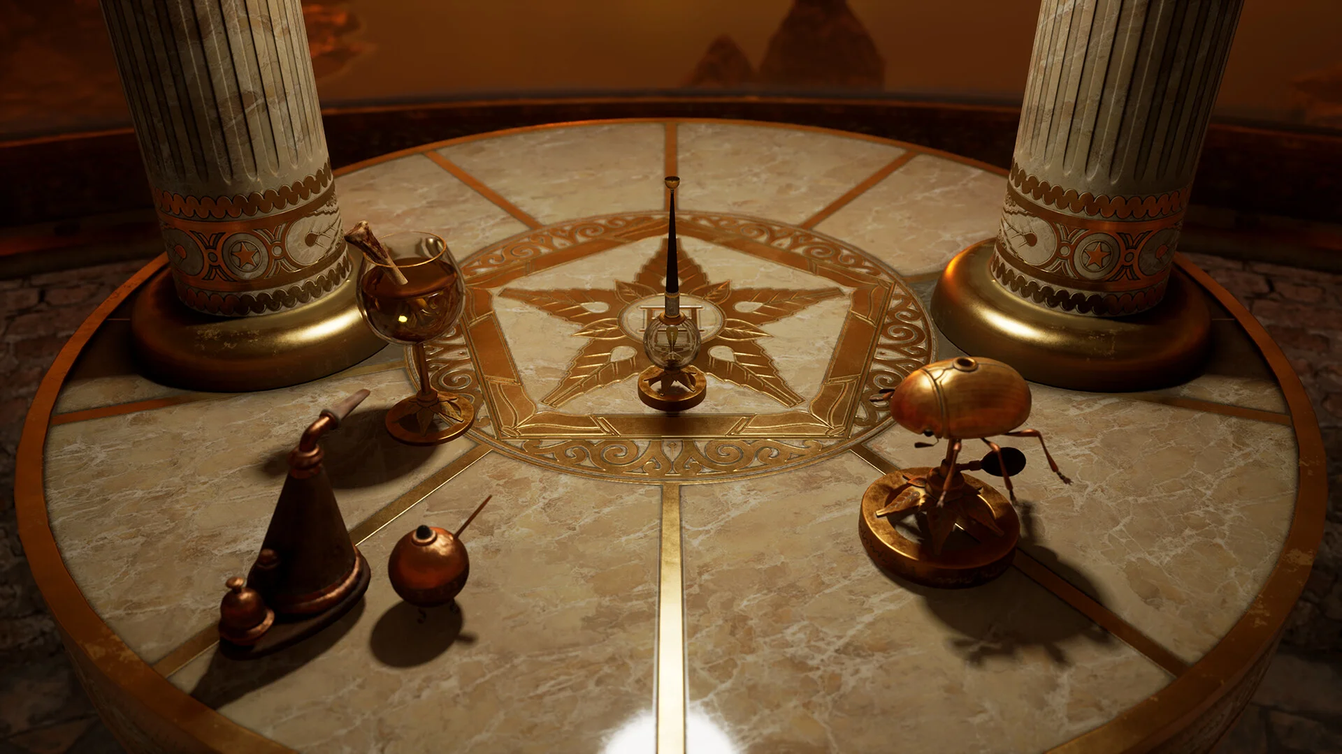 Riven cavern and golden dome exploration on EU listing