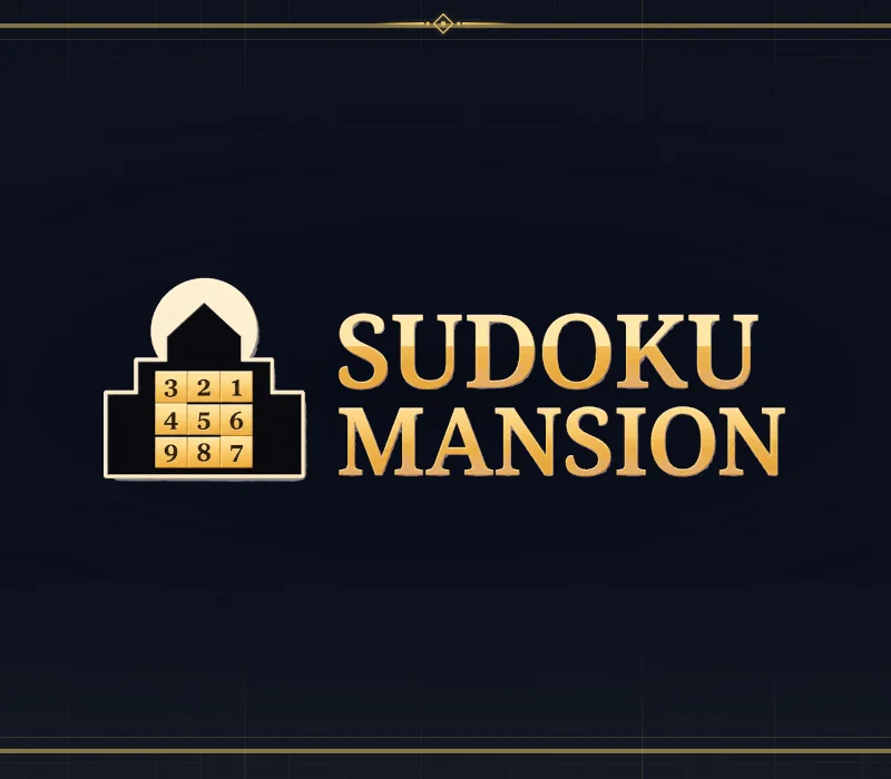 Sudoku Mansion cover, interconnected puzzle house