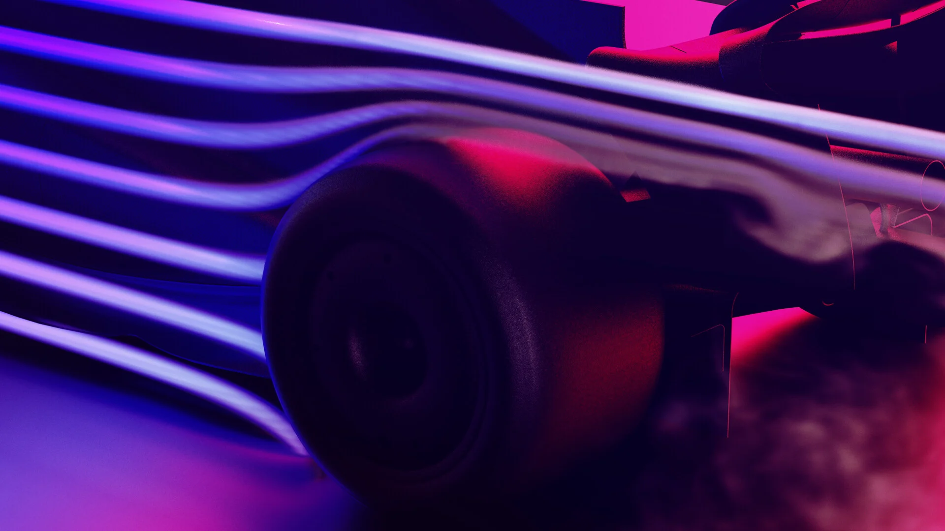 F1 24 Dynamic Handling wet kerb at night