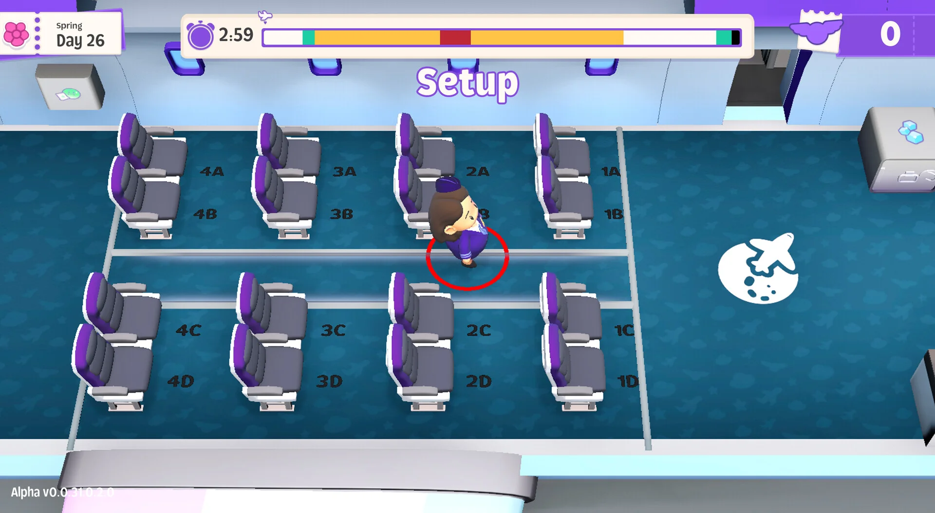 Uh Oh Airlines passenger panic screenshot