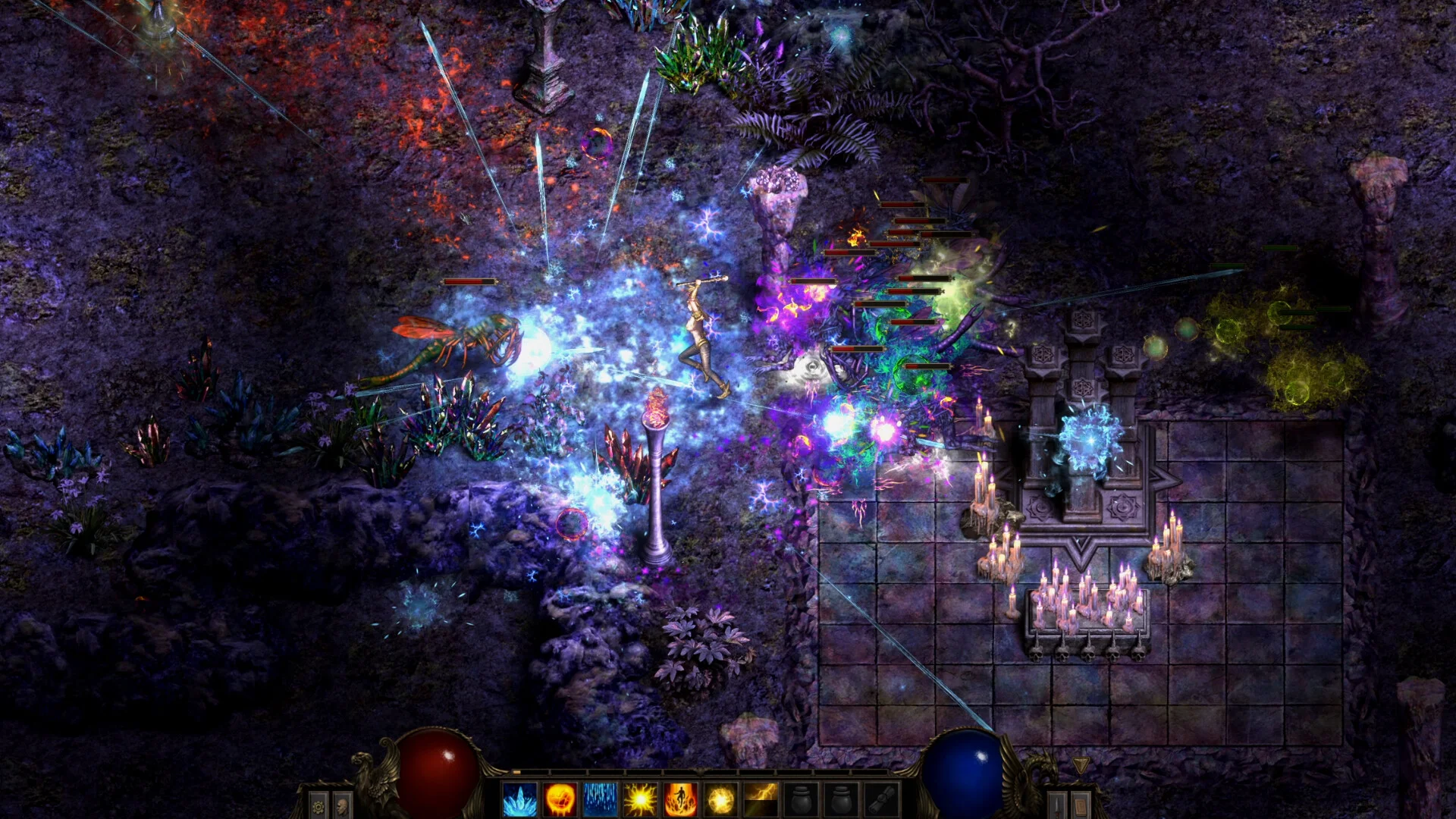 Shadow Dungeon real-time combat against monster hordes
