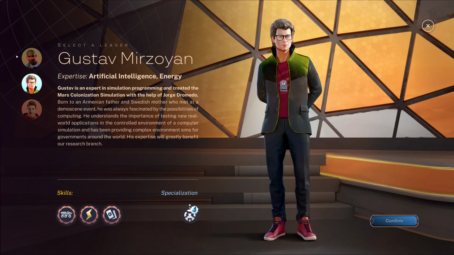 Terraformers Xbox US leader select Gustav Mirzoyan