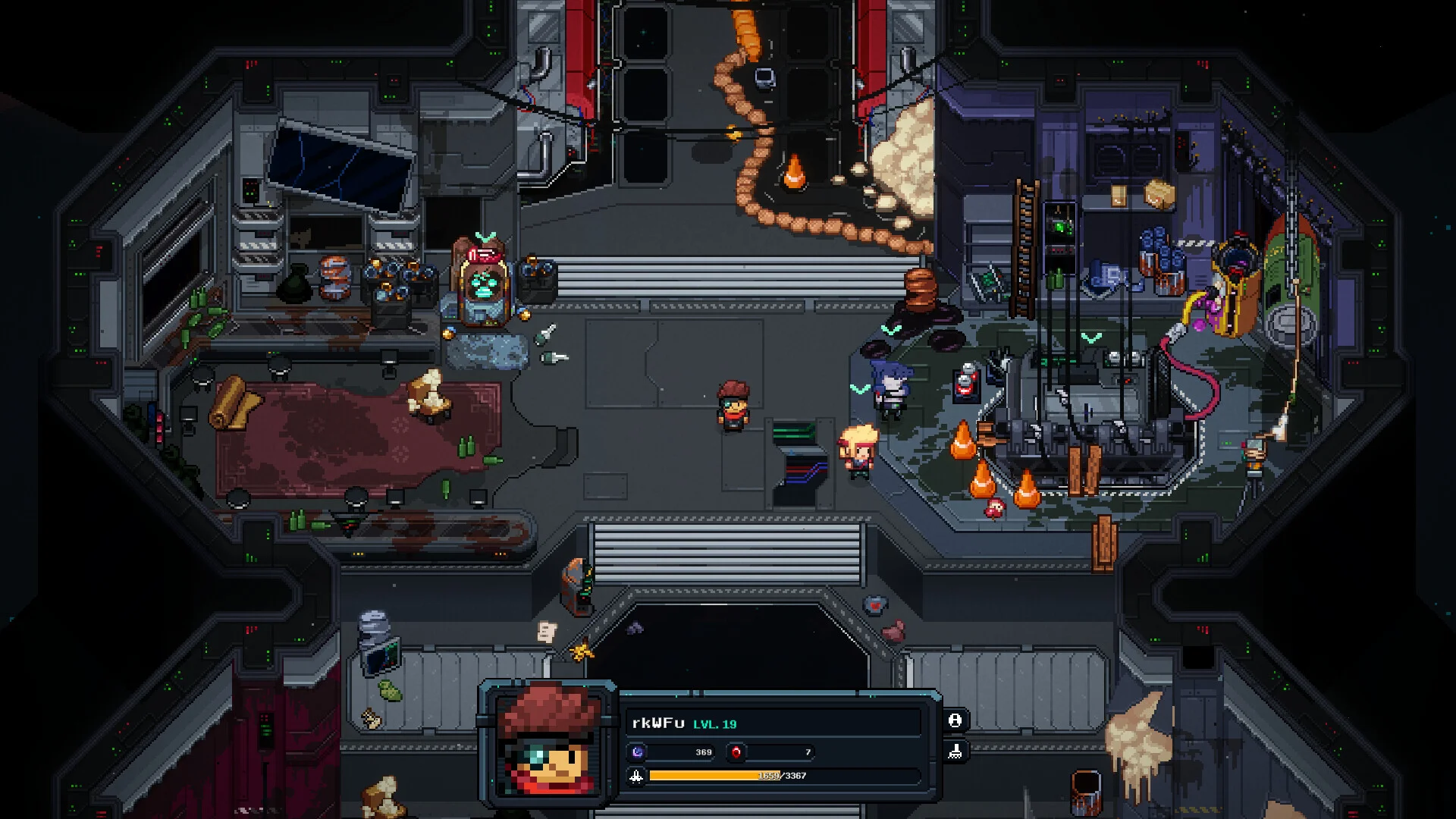 MineGeon Renegades bullet-hell descent