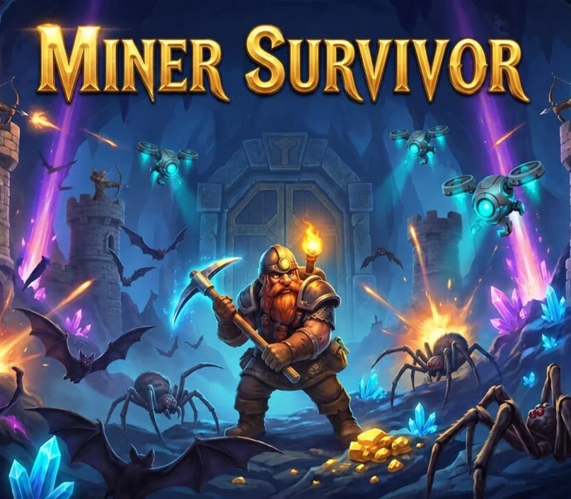 Miner Survivor cover, cksiow 2D mine and hold