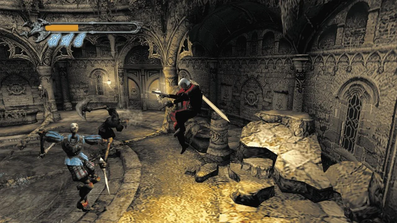 Devil May Cry 2 still from the HD Collection