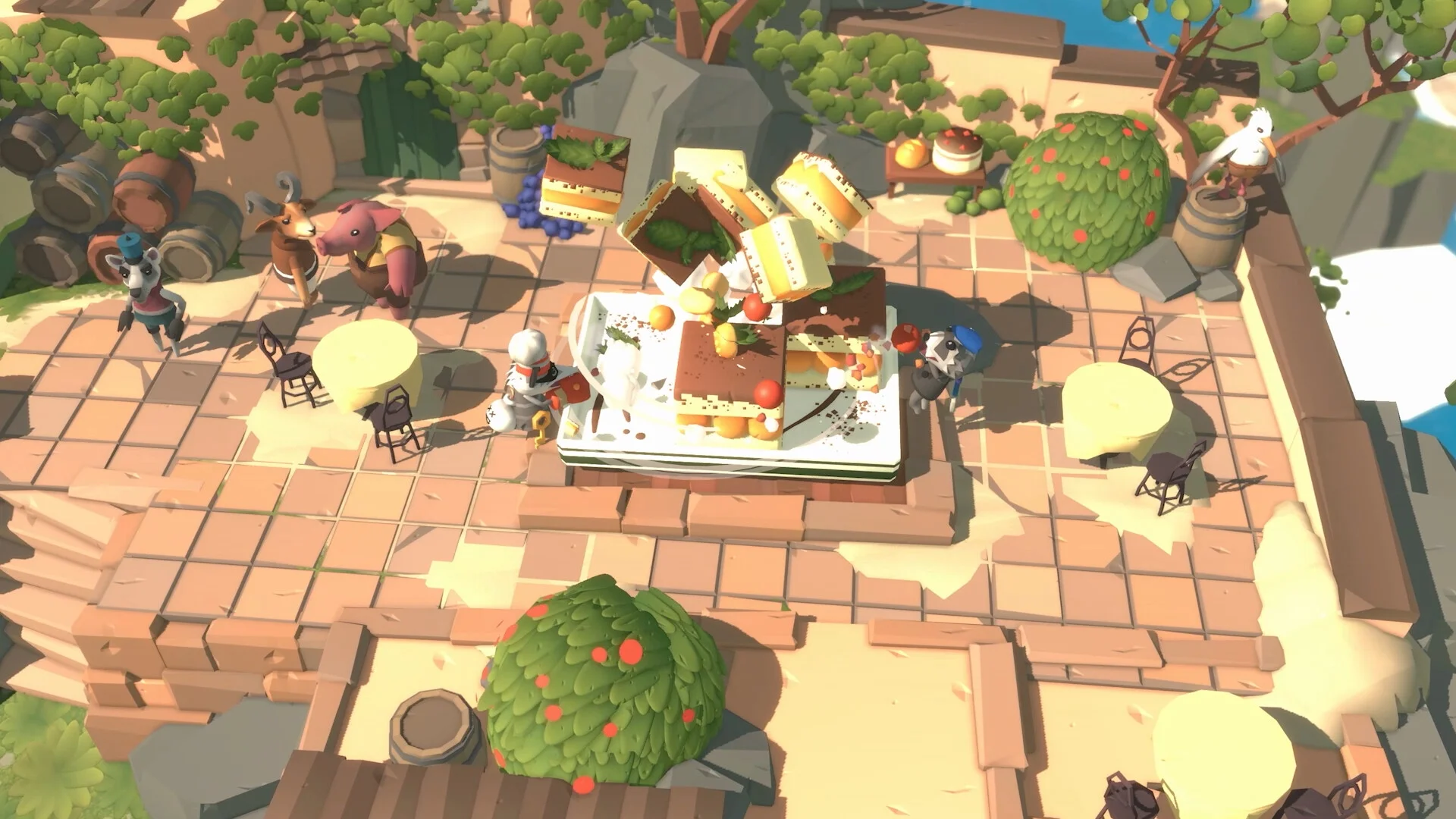 Pizza Possum arcade kitchen chase with a full controller