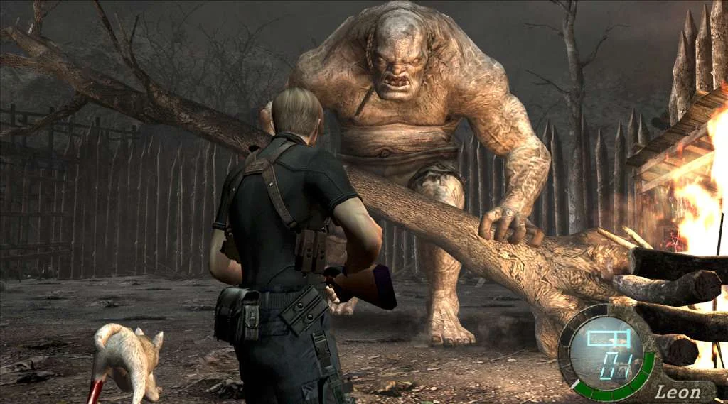 Resident Evil 4 2005 campaign still from the Triple Pack