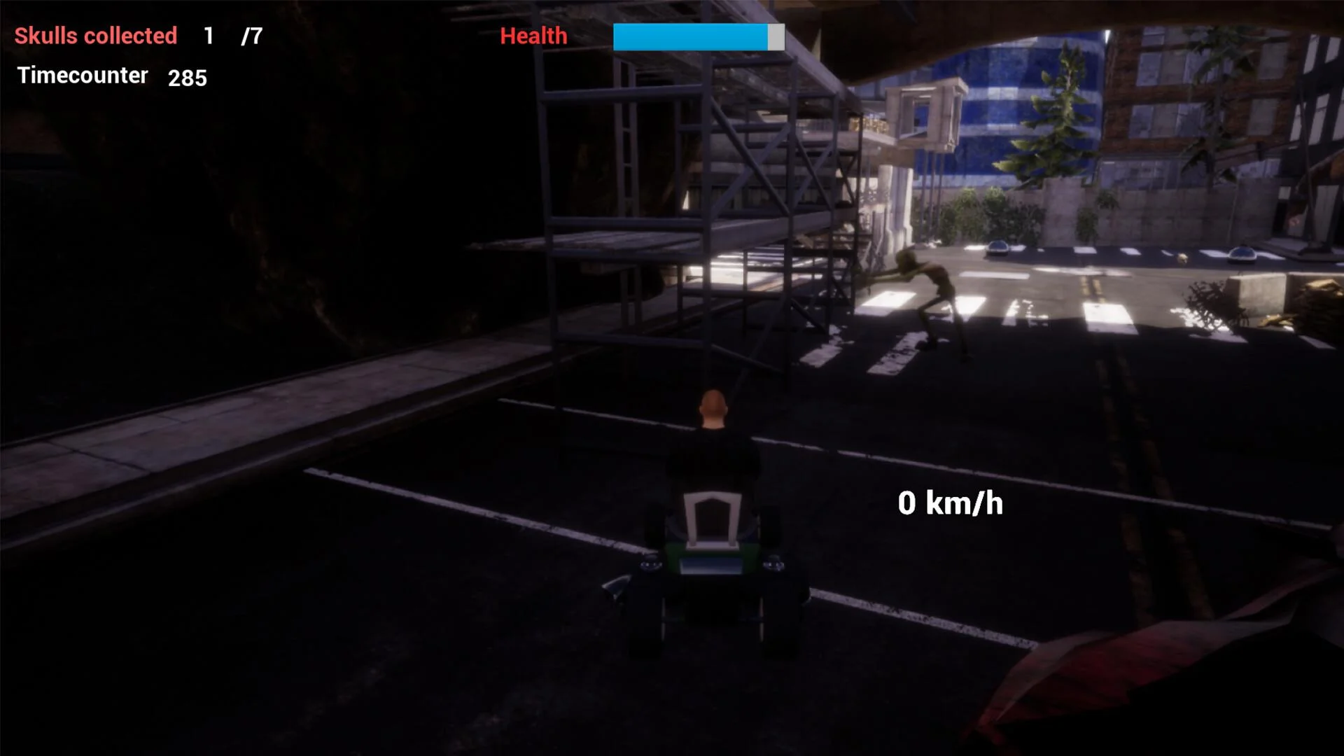 Lawnmower Game Horrorland extra graveyard mow screenshot