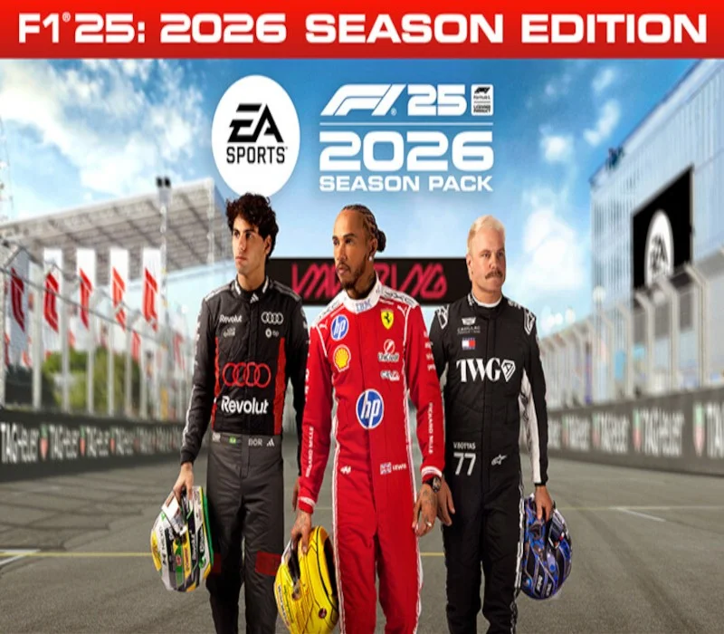 F1 25 2026 Season Edition cover Audi Cadillac grid