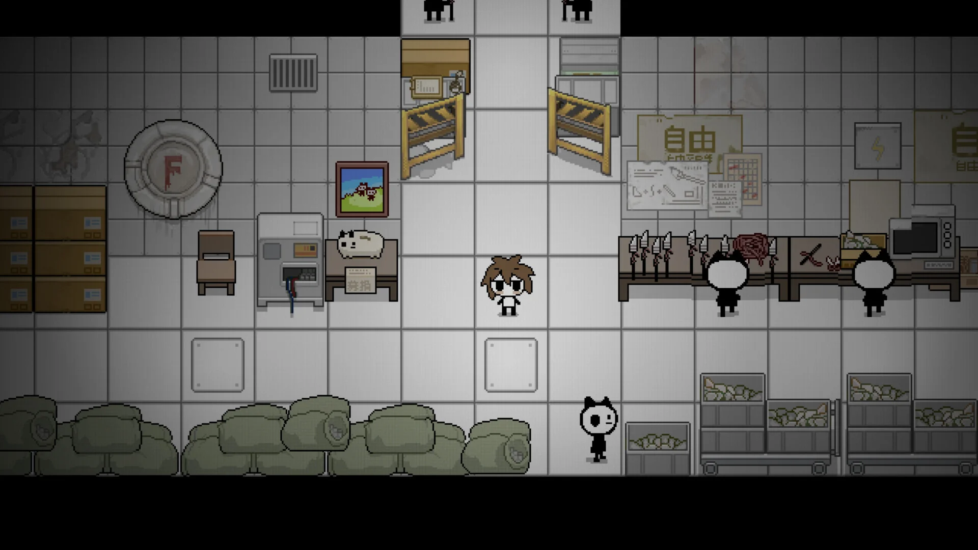 The Choices Of Priori empty room underground lab KB-Cats gameplay