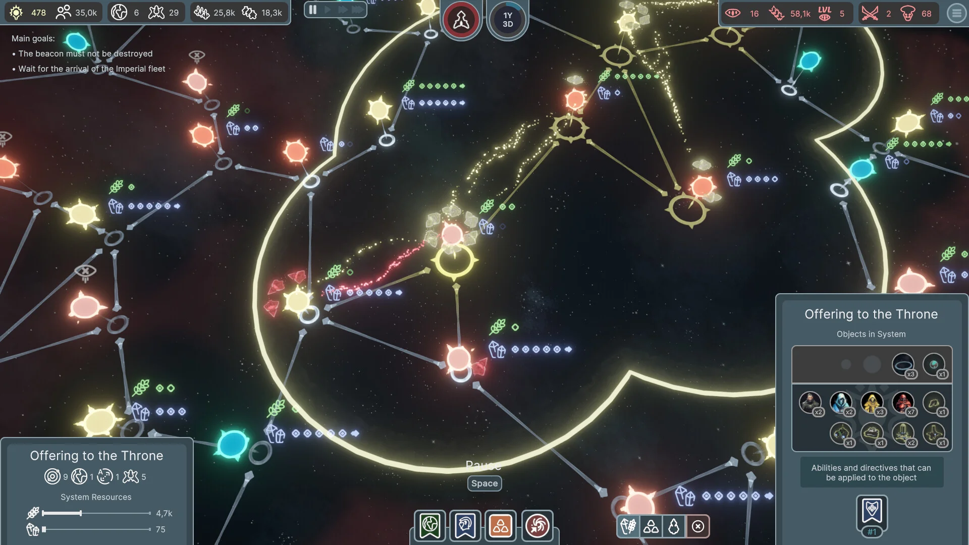 Solar Wave space empire logistics strategy Early Access screenshot