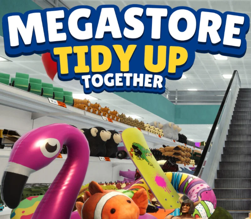 Megastore Tidy Up Together cover of three stores