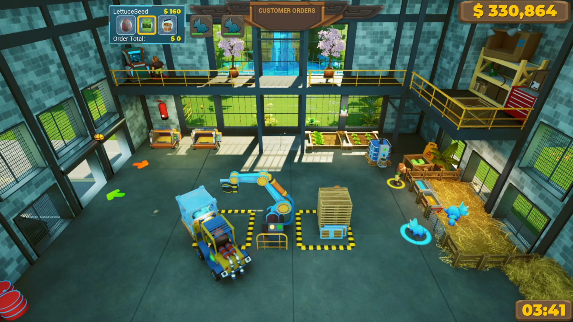 Overhatched 1-4 player shared split screen co-op scene