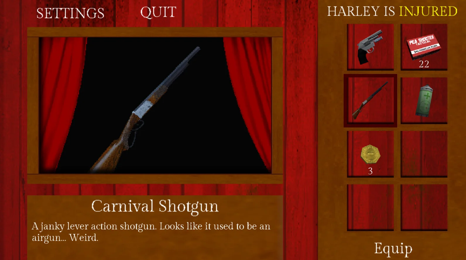 Carnival Massacre voice-acted cutscene