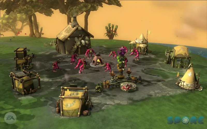 SPORE civilization stage screenshot GOG