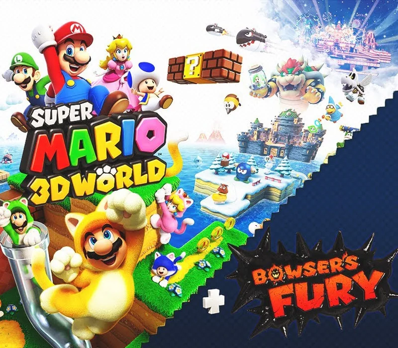 Super Mario 3D World Bowser Fury cover, Sprixie Kingdom