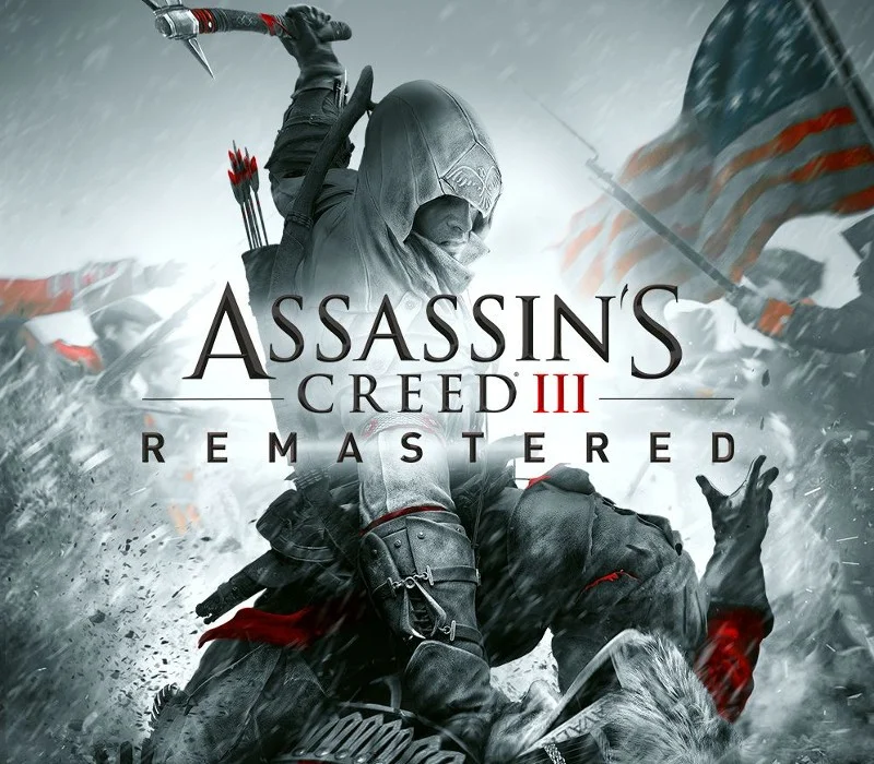Assassin's Creed III Remastered cover, Connor in the Revolution