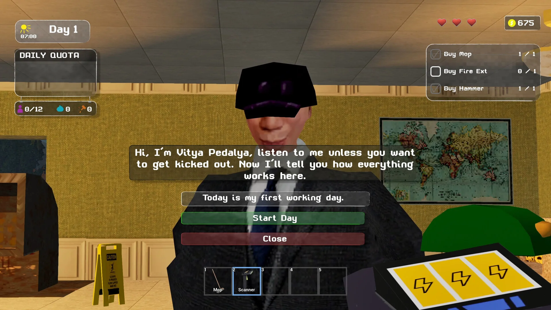 VOSPETKA Simulator meeting management quotas in the dorm
