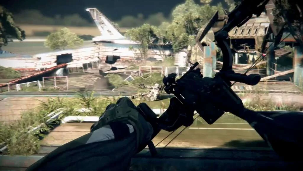 Crysis 3 Hunter Edition nanosuit stealth in New York vines