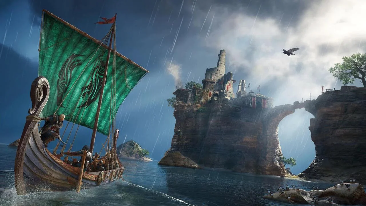 Assassin's Creed Valhalla Ultimate longship with Berserker pack art