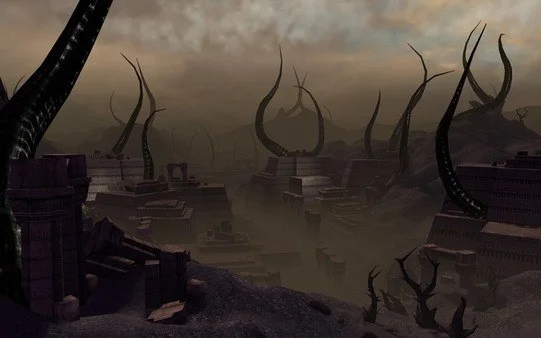 Guild Wars Nightfall online co-op mission against Abaddon forces