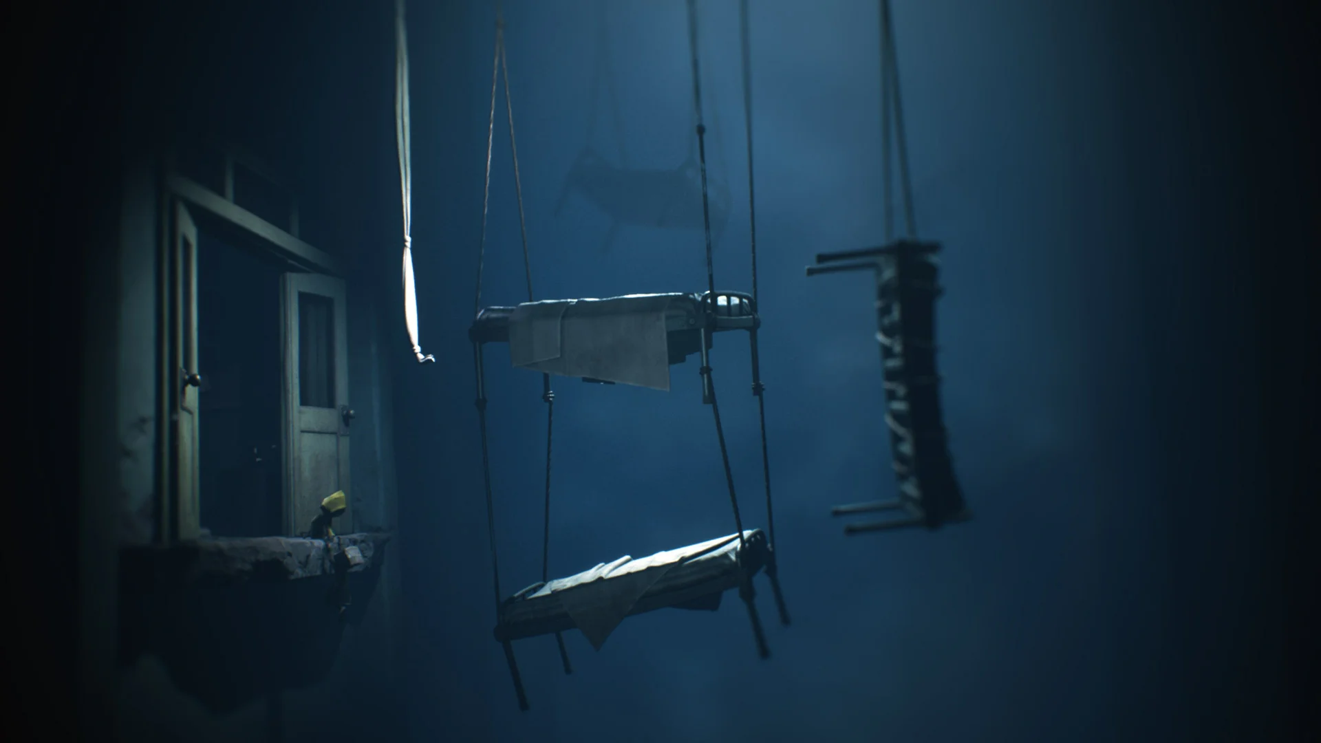 Little Nightmares II Enhanced Edition Mono and Six in Pale City