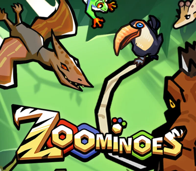 Zoominoes cover, zoo roguelike deckbuilder number climb