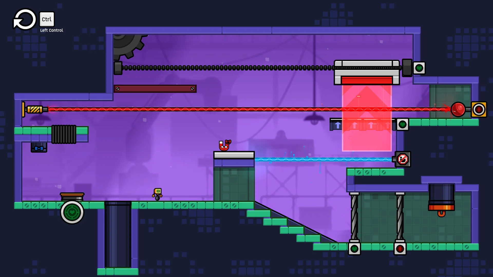 Mind Over Magnet factory puzzle