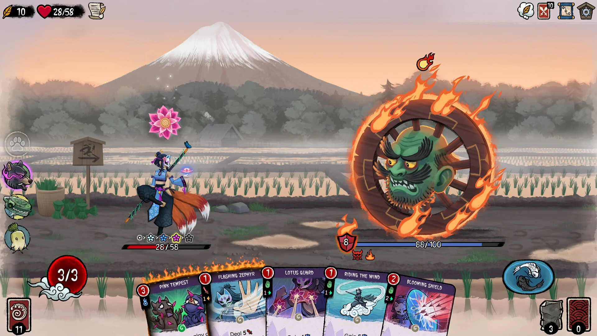 Talespinner storyteller hero deck-building roguelike gameplay screenshot