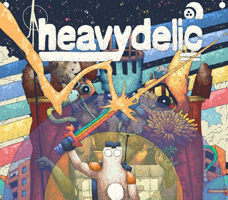 HEAVYDELIC Steam cover, Slavic synthpunk valley