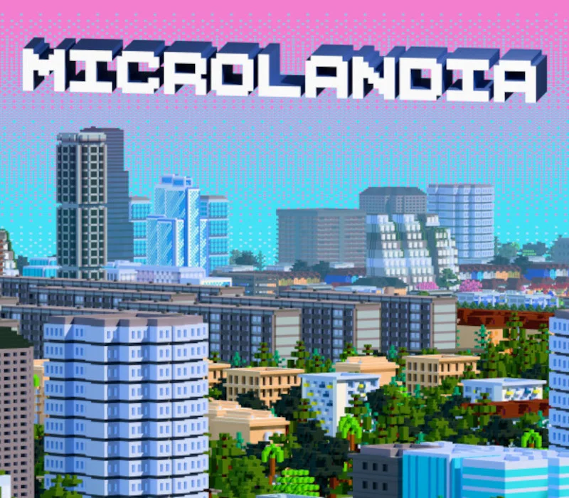 Microlandia cover of a cozy city map