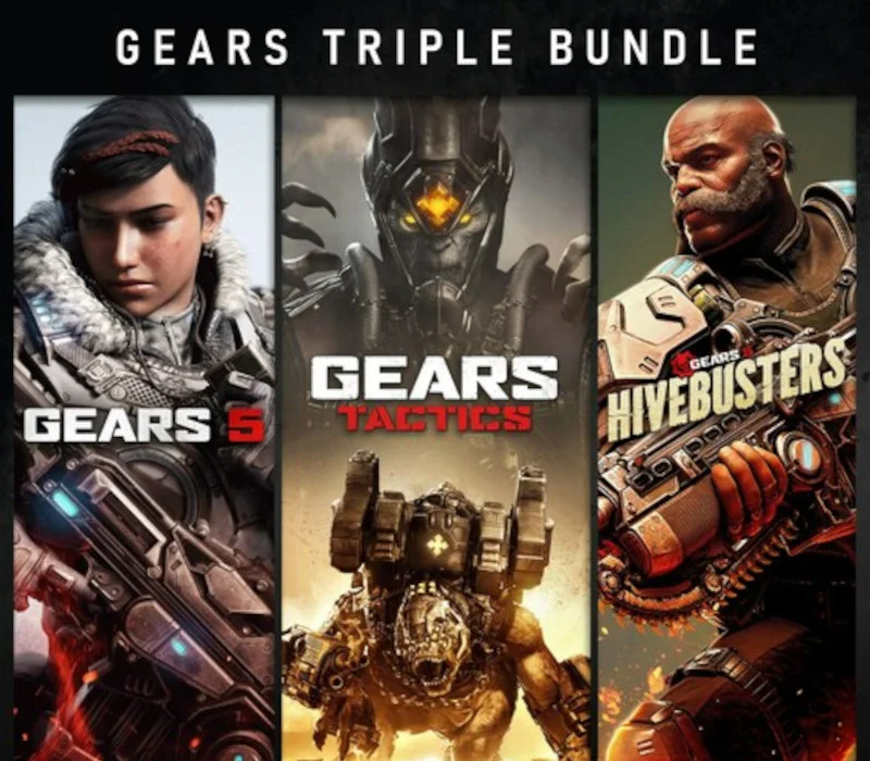 Gears Triple Bundle EU cover, Gears 5 Tactics and Hivebusters