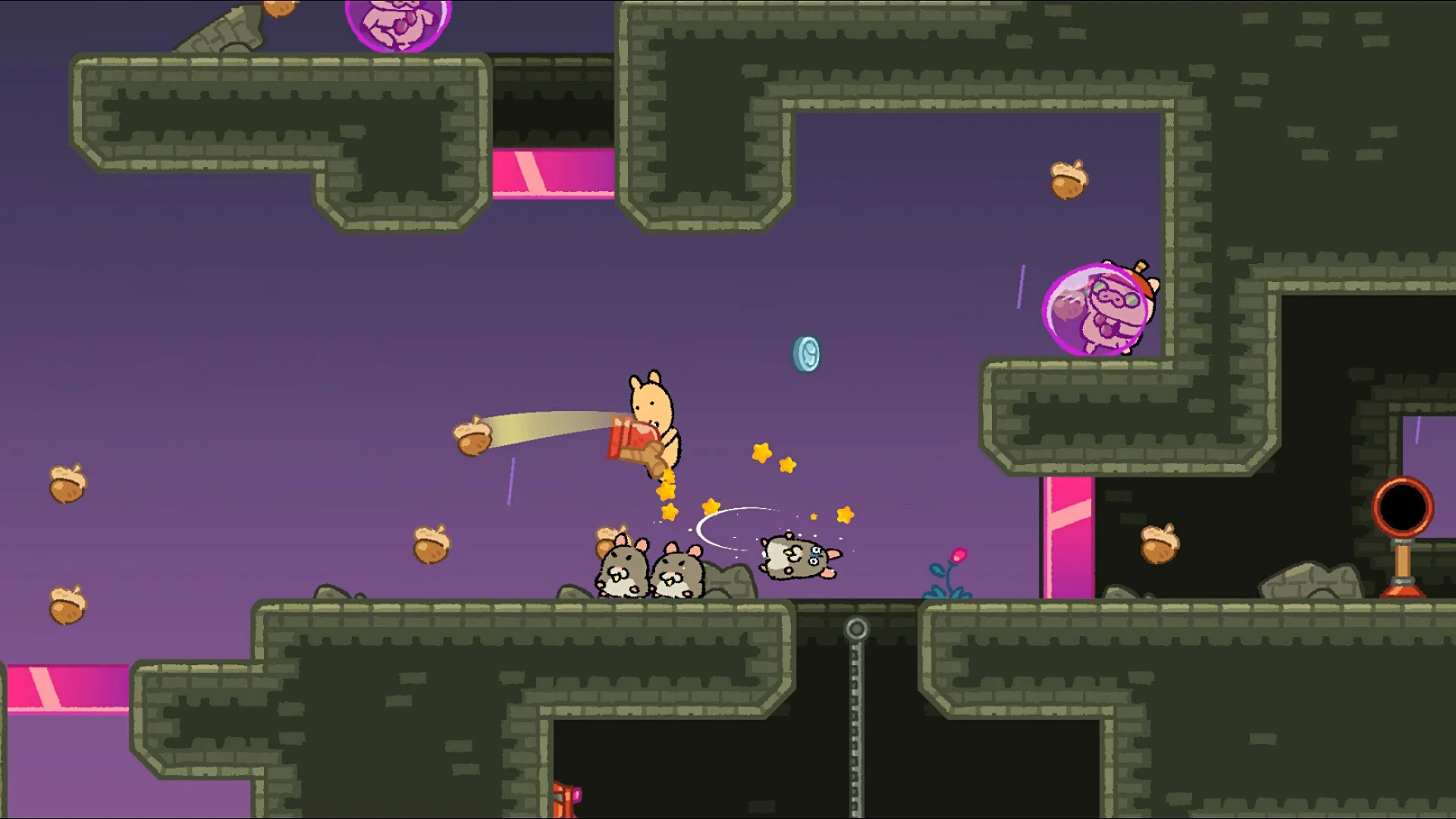Wacky! Deer & Munk Adventure costume and item shop screen