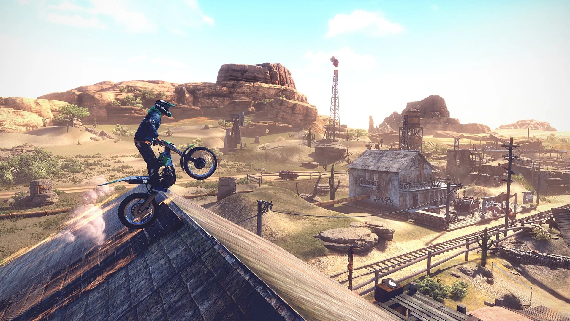 Trials Rising career contract sponsor track screenshot