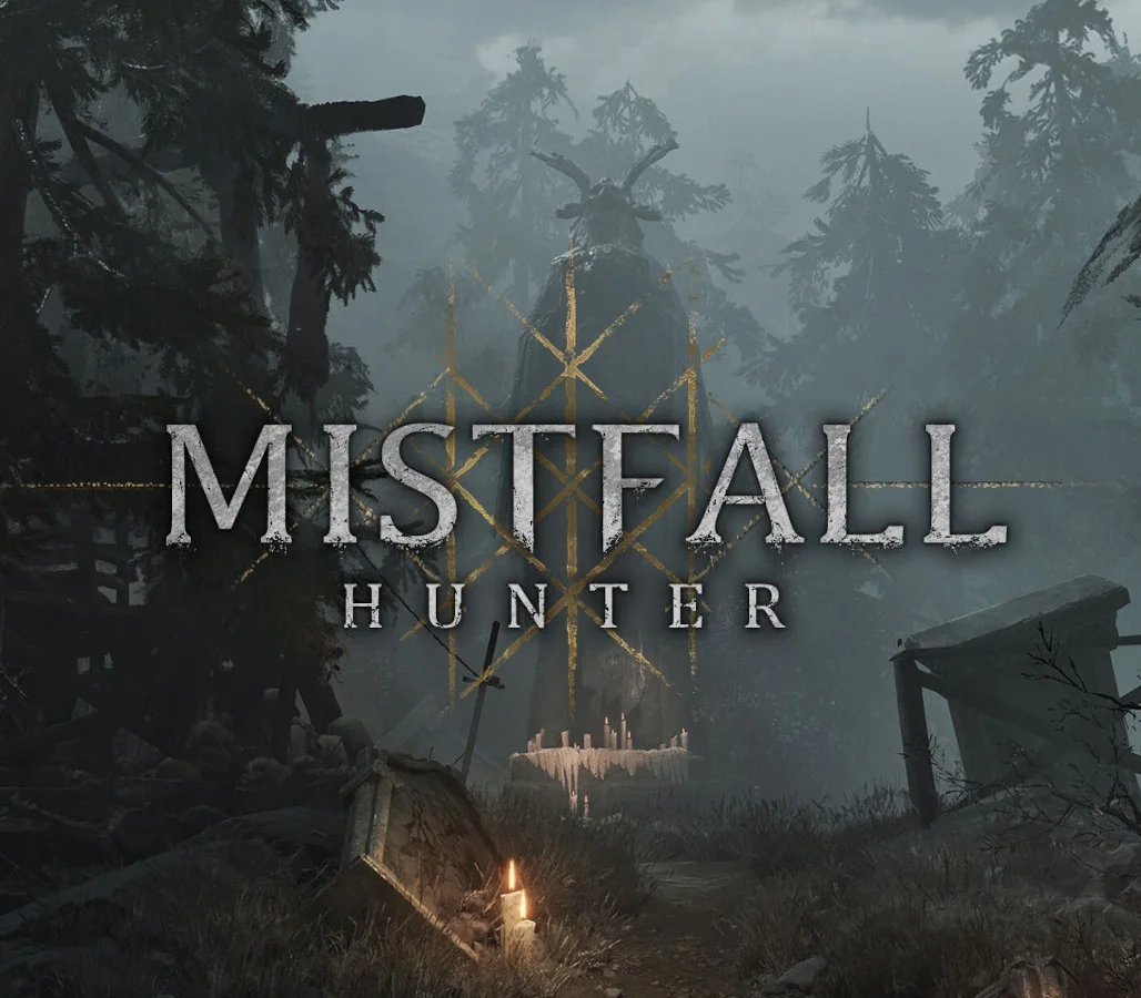 Mistfall Hunter co-op hunters crossing a ruined fog gate
