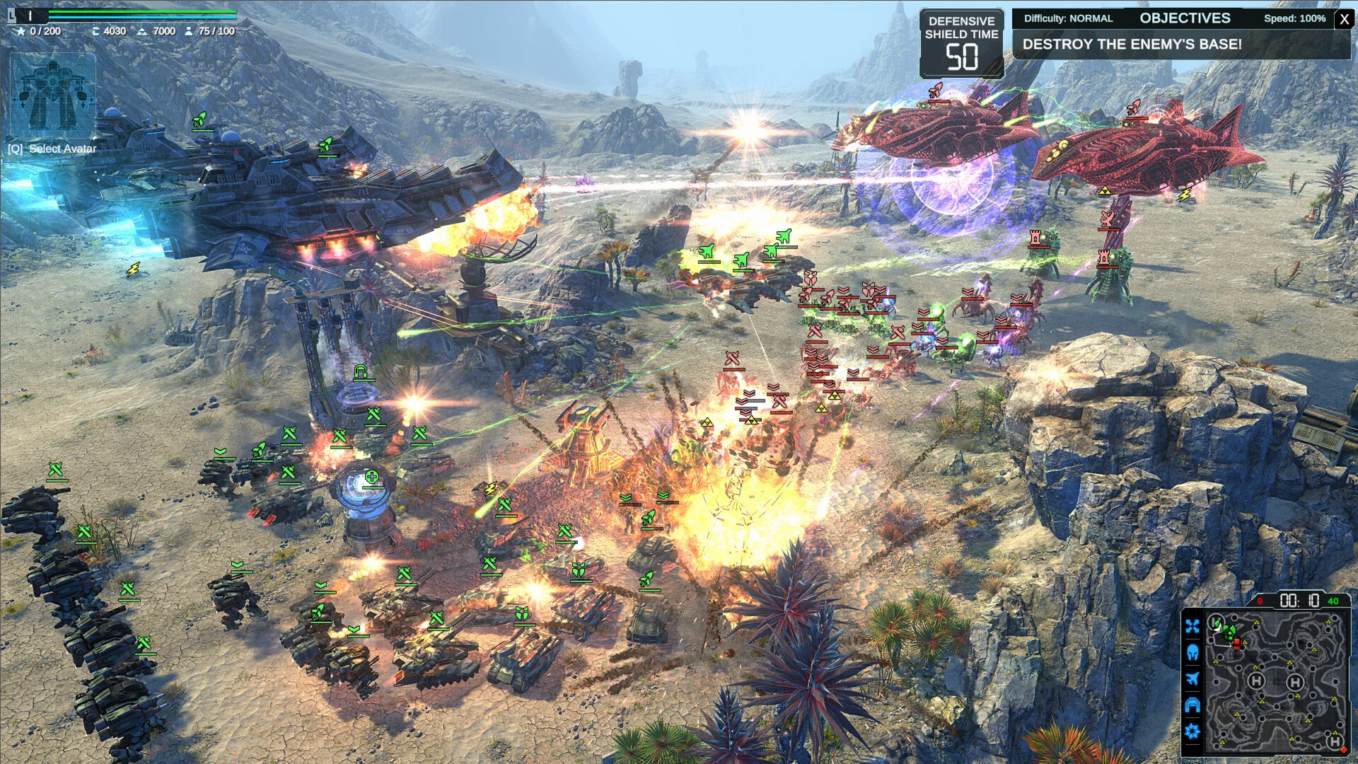 WARSHIFT 2 mechs and carriers screenshot