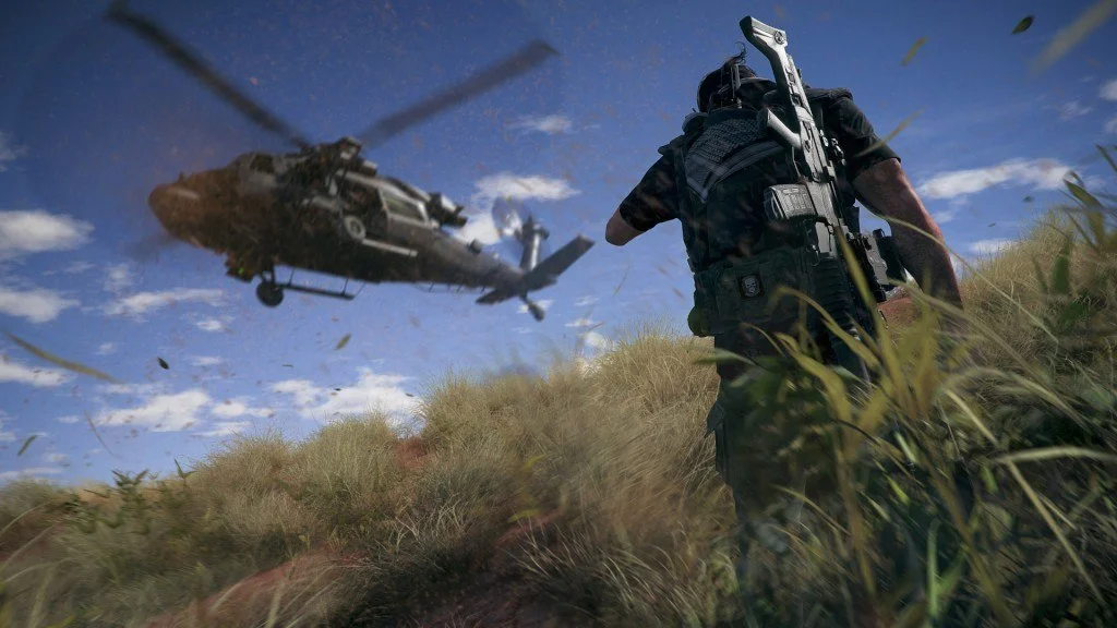 Ghost Recon Wildlands four-Ghost stack in a province