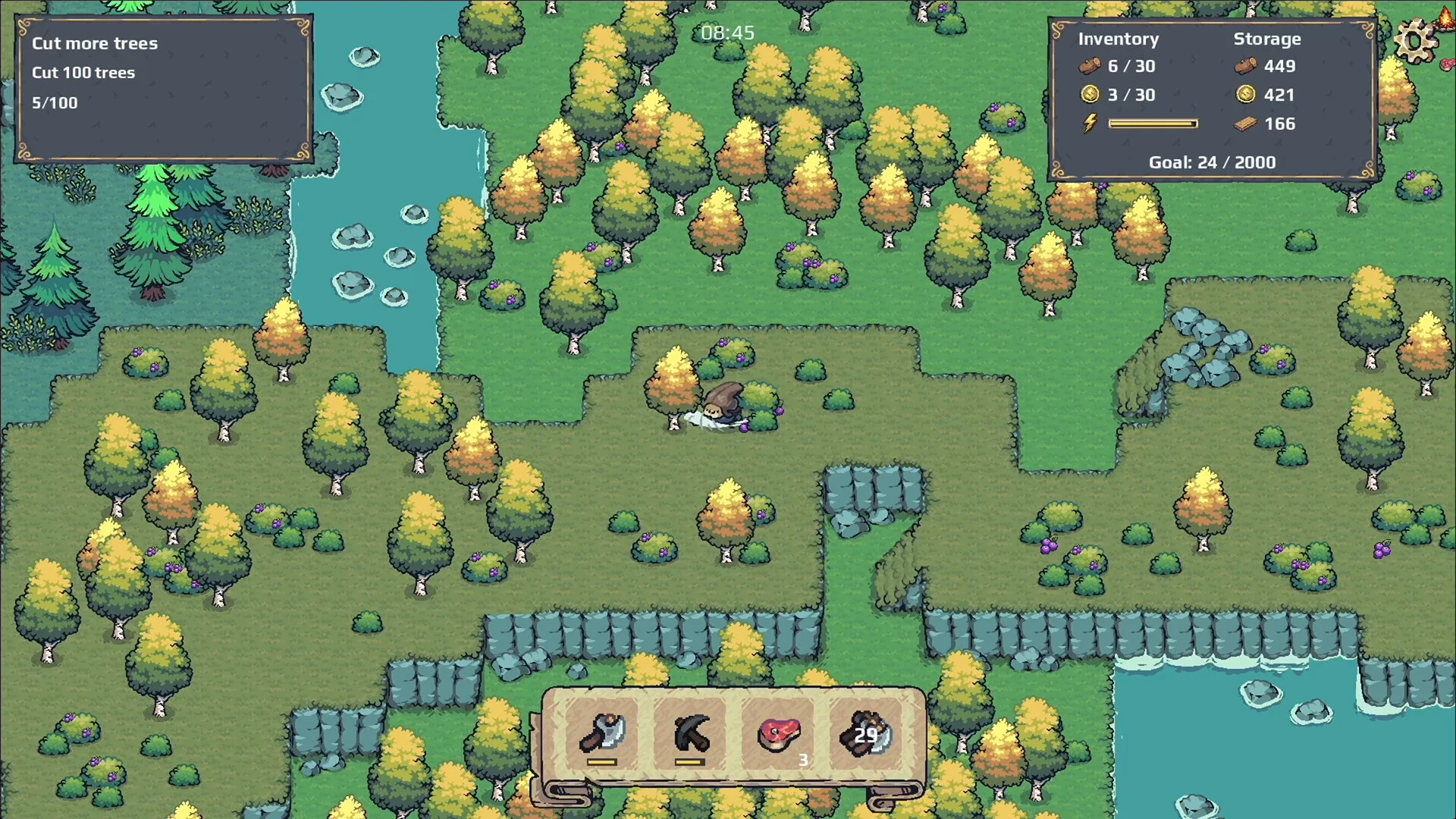The Lumberjacks Routine woodland work screenshot