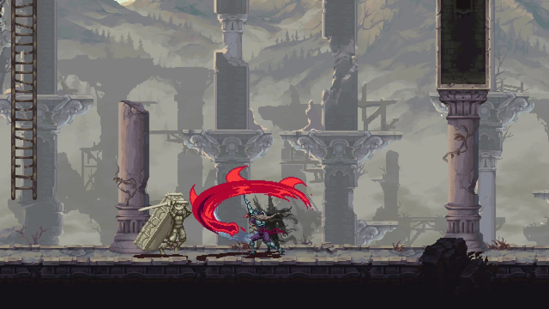Blasphemous 2 new weapon rite in a sealed nave