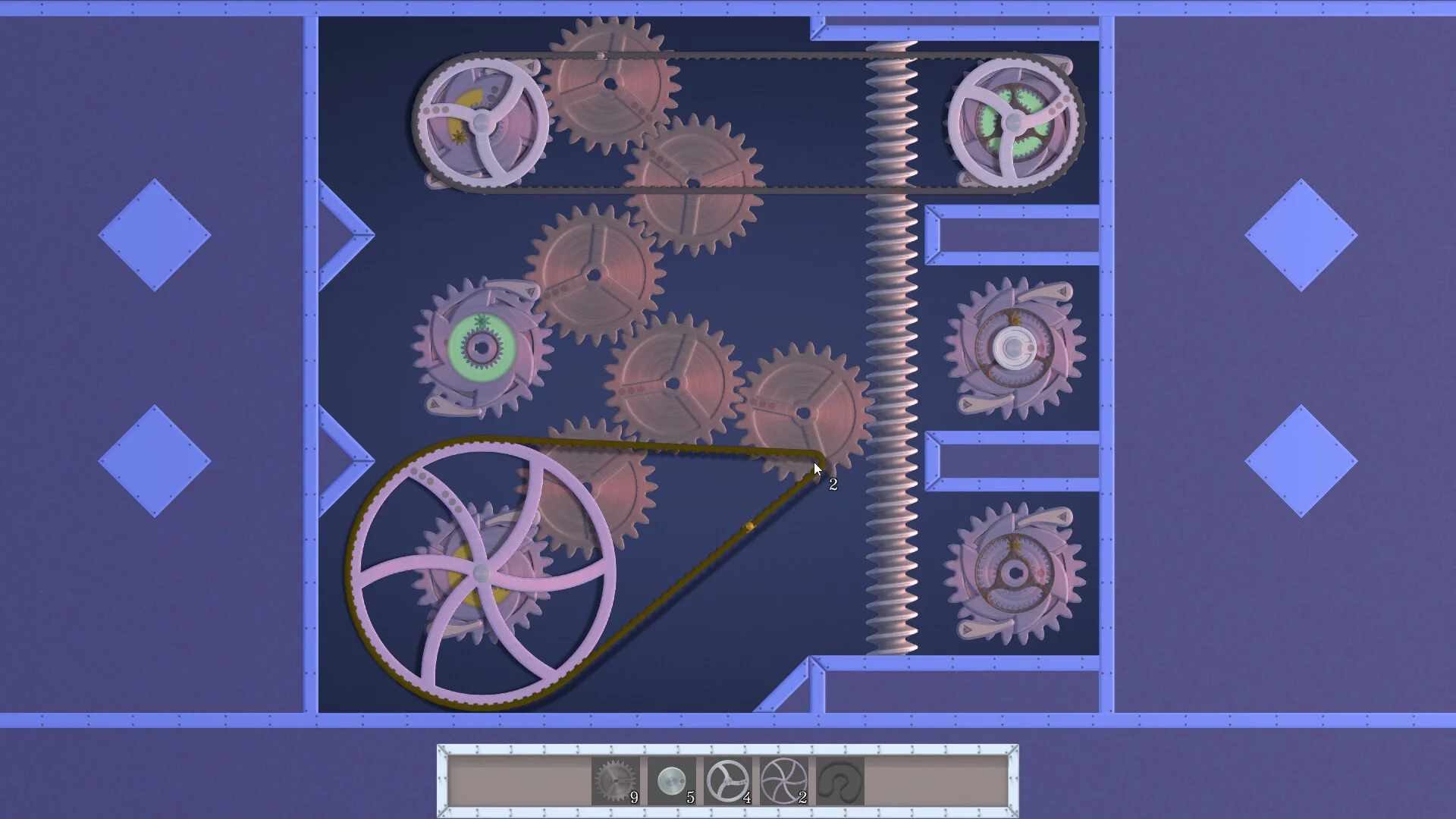 Gearplexed racks and belts