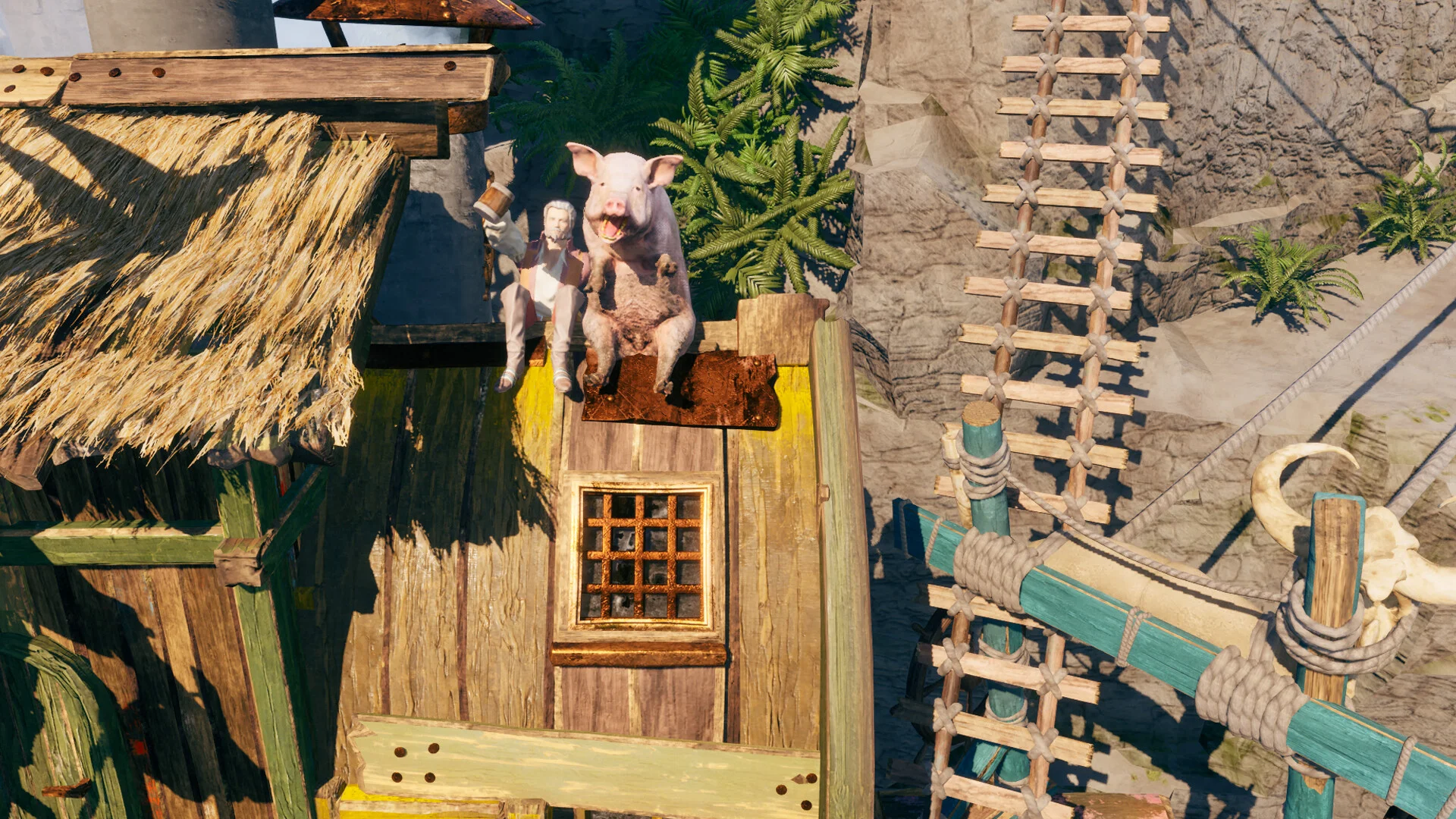 Corsair Cove cover, Limbic Hooded Horse pirate cliff city builder