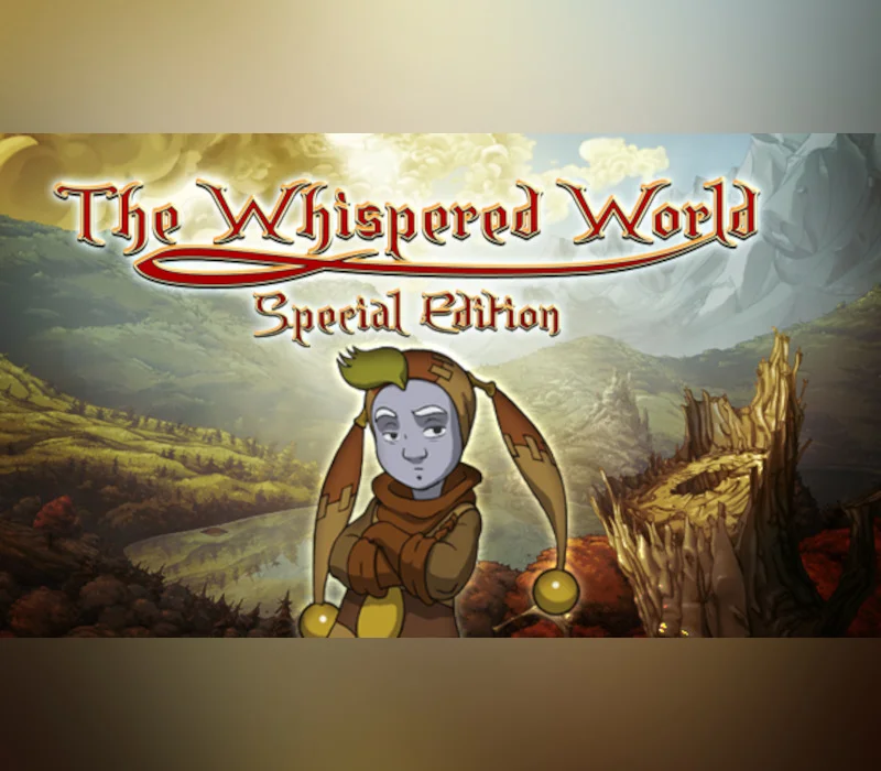 Whispered World Special Edition cover, Sadwick in a painted fairy tale