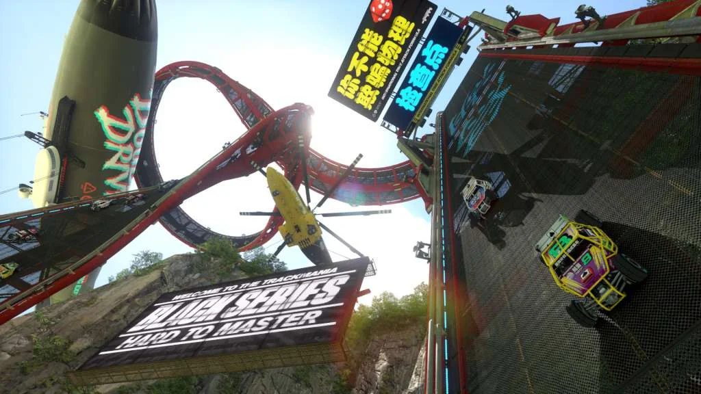 Trackmania Turbo split-screen pad on the same PC