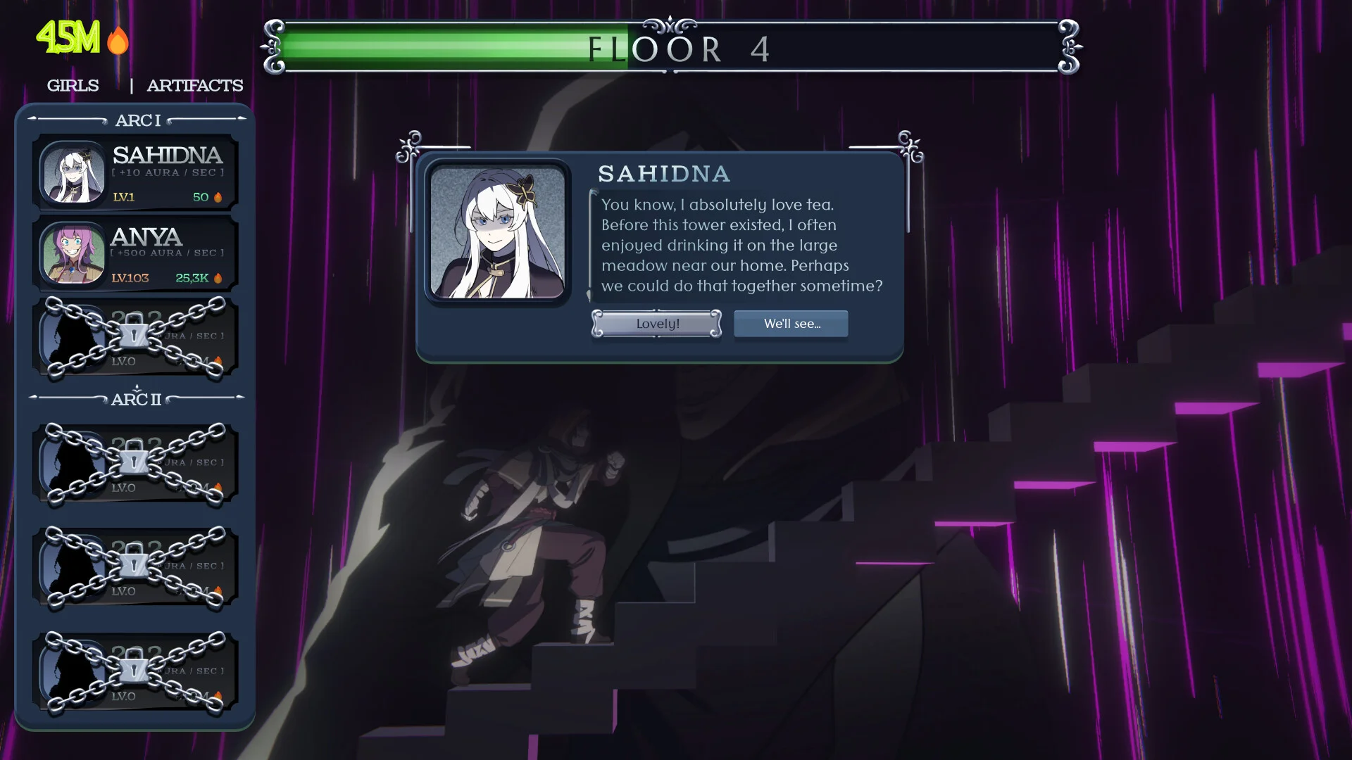 Aura Farming DirectX 11 companion unlock scene
