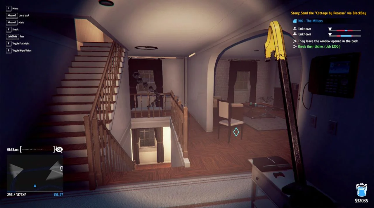 Sandbox neighbourhood in Thief Simulator