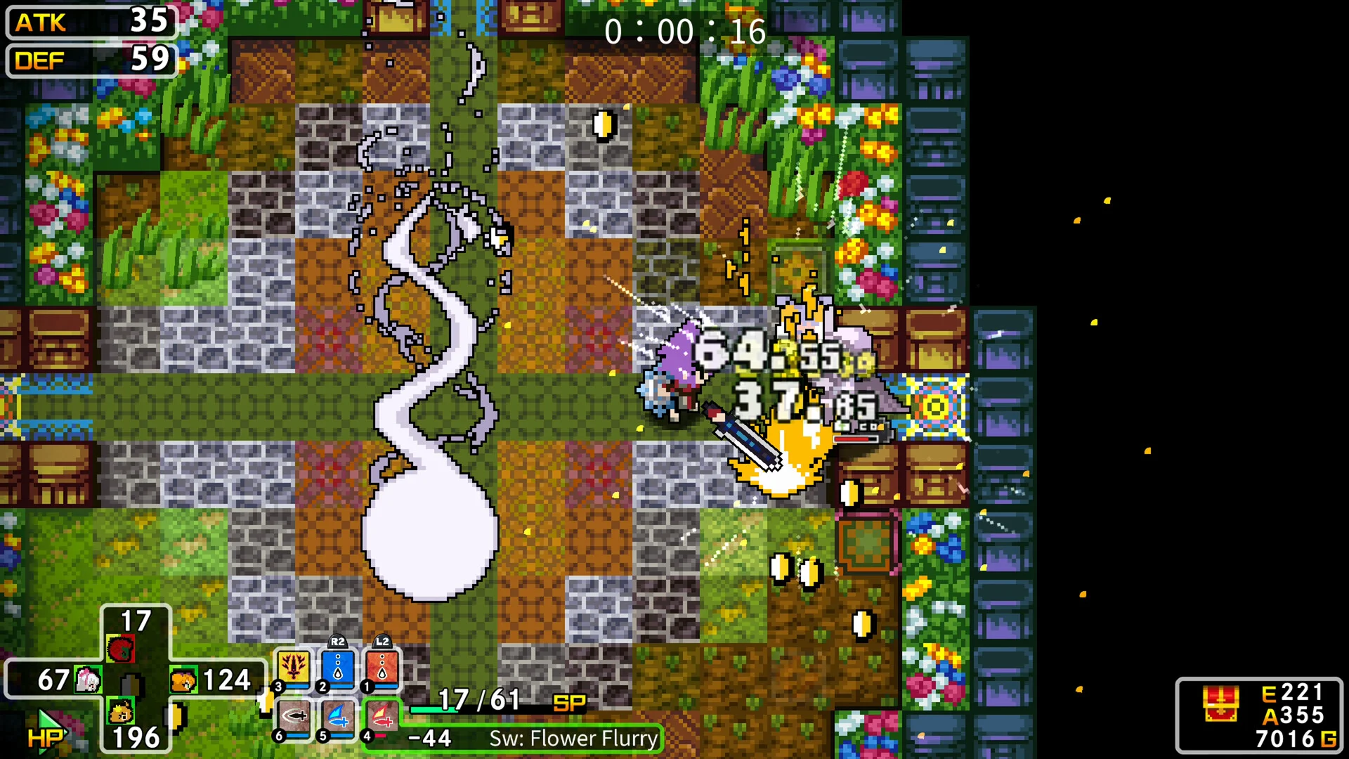 Cladun X3 Magic Circle formation