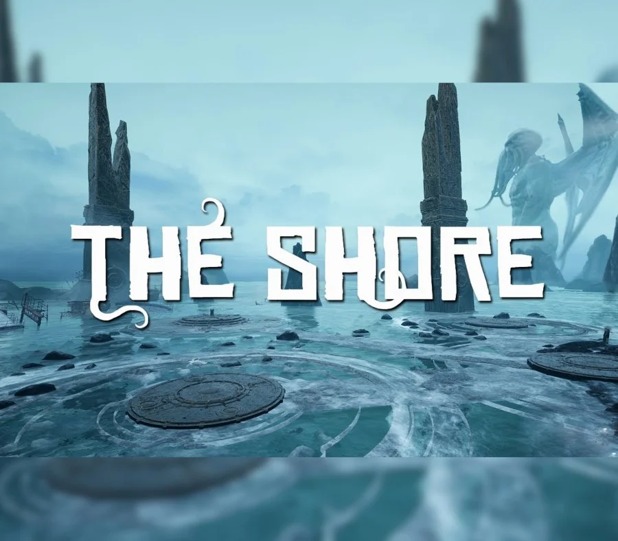 The Shore Enhanced Edition cover, Andrew on forbidden island
