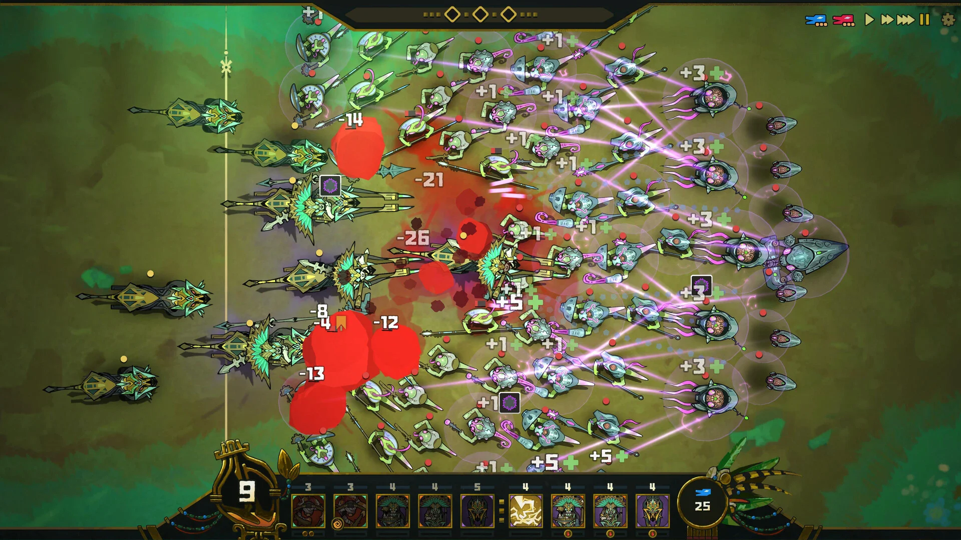 Flowers and Deities lizardkin arena battle Steam