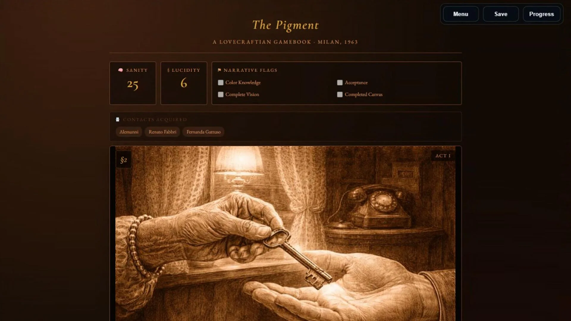 The Pigment pigment that changes with the light