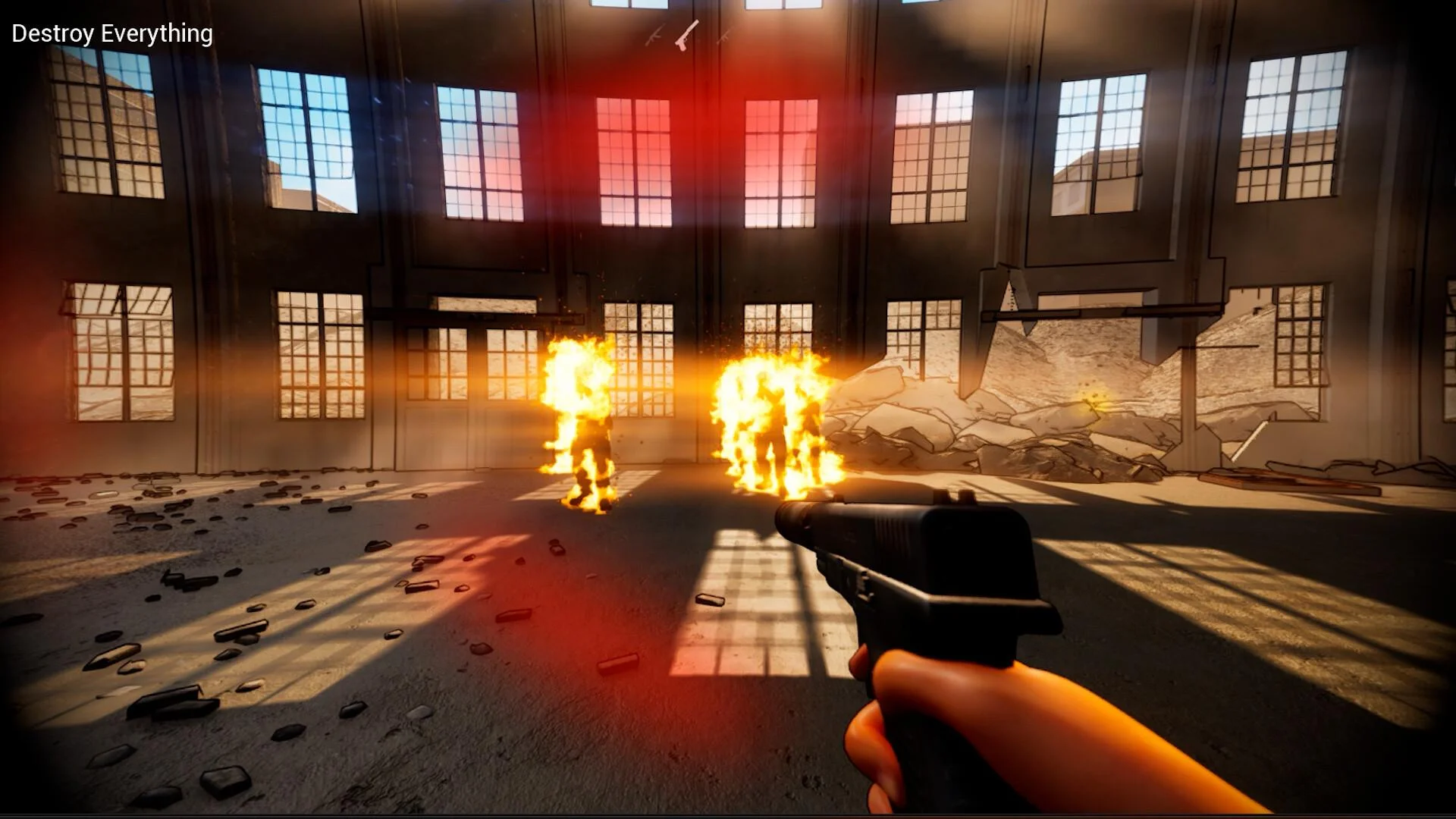Edge of Destruction DualSense first-person gun